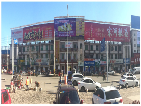 博爱县户外广告分布